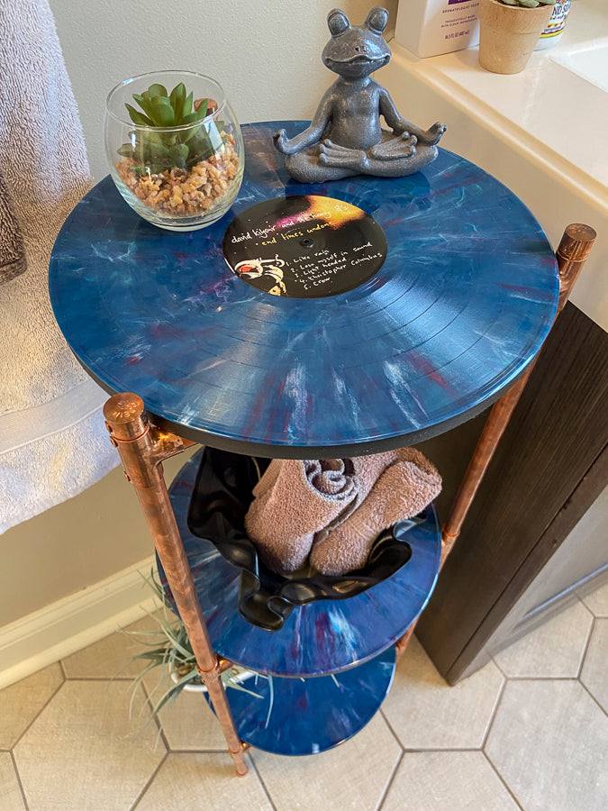 David Kilgour & The Heavy 8's - 3 tier record stand