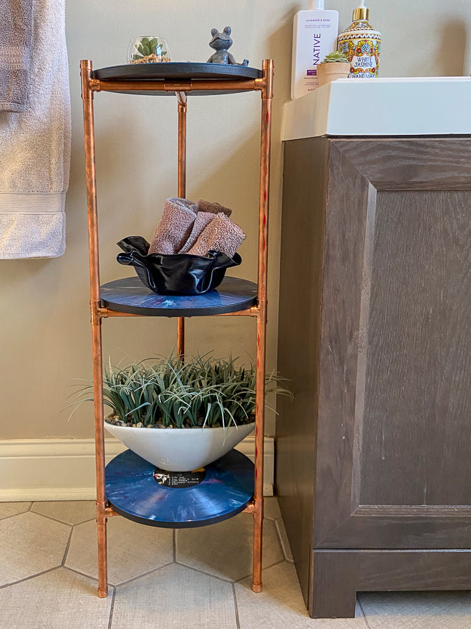 David Kilgour & The Heavy 8's - 3 tier record stand