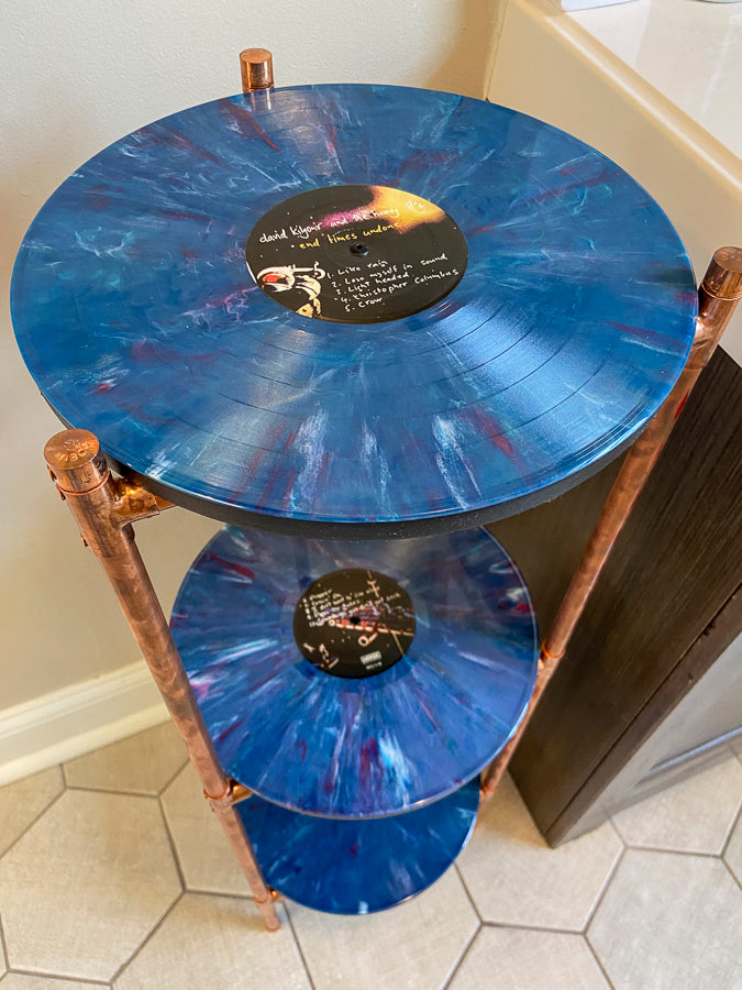 David Kilgour & The Heavy 8's - 3 tier record stand