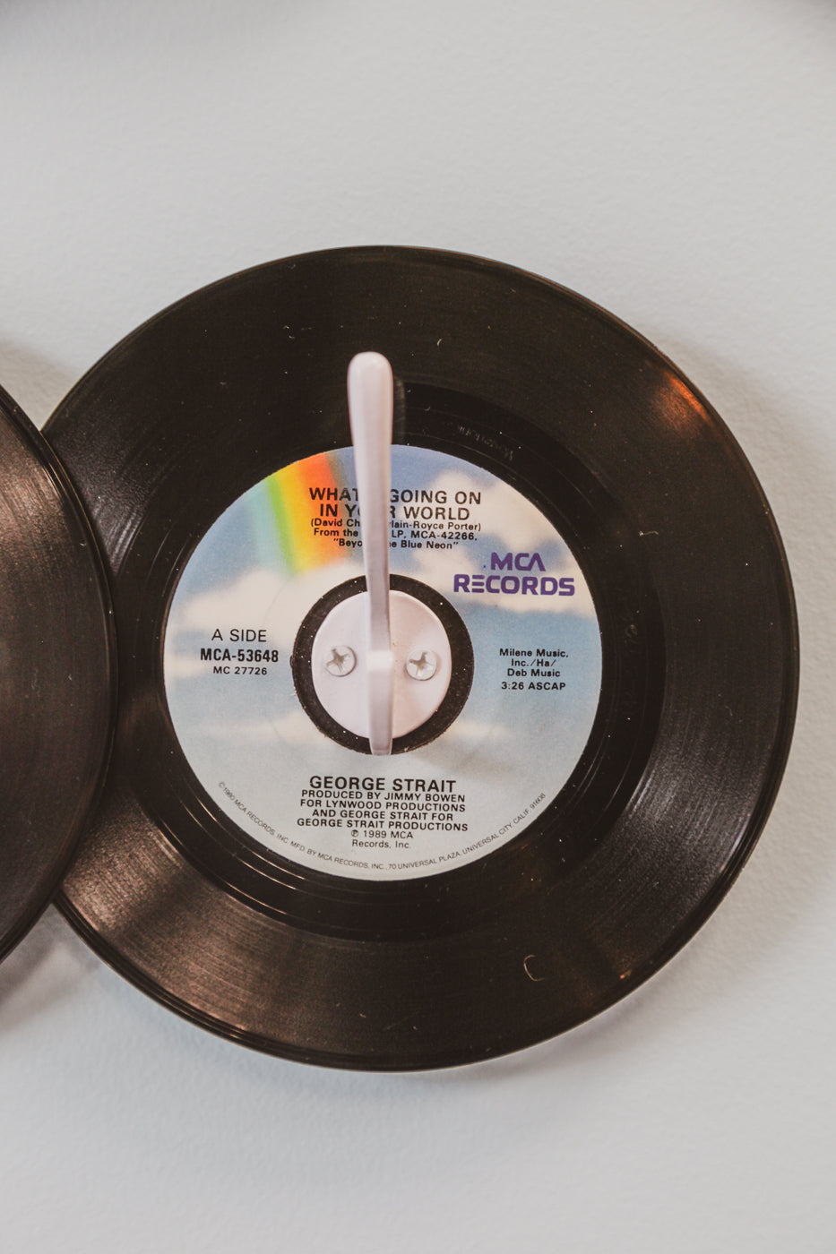 George Strait Record Hanger