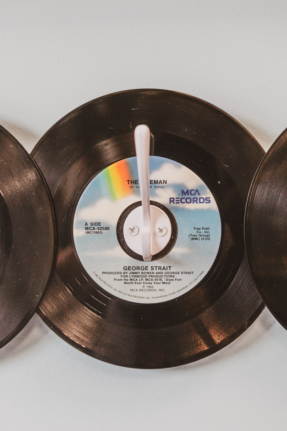 George Strait Record Hanger
