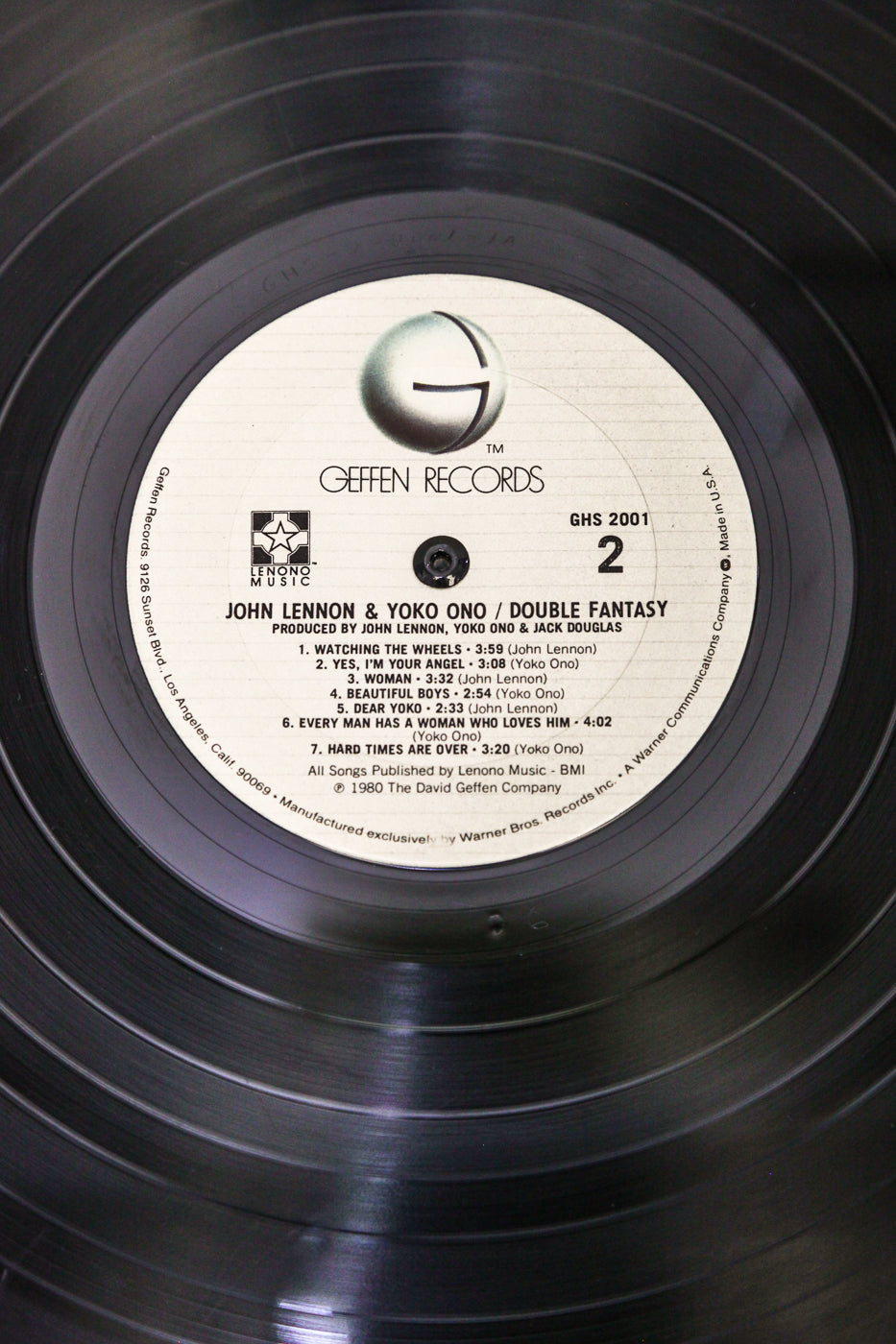 John Lennon & Yoko Ono - record stand