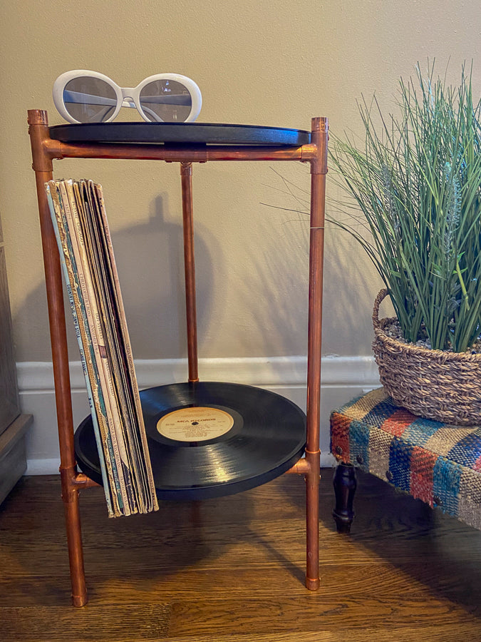 Olivia Newton-John - 2 tier record stand