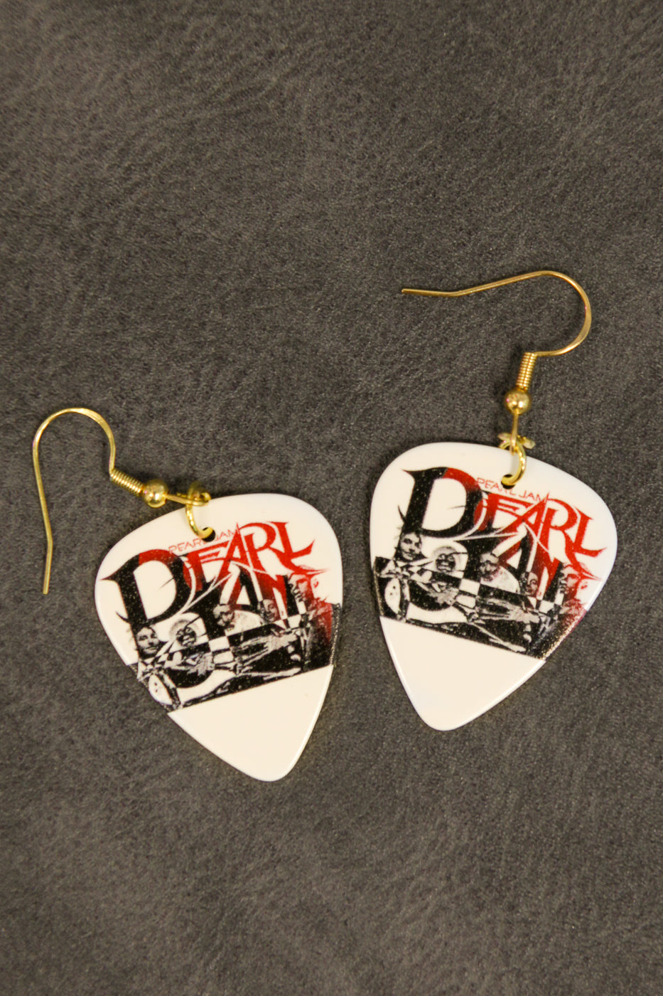 Pearl Jam - guitar pick earrings