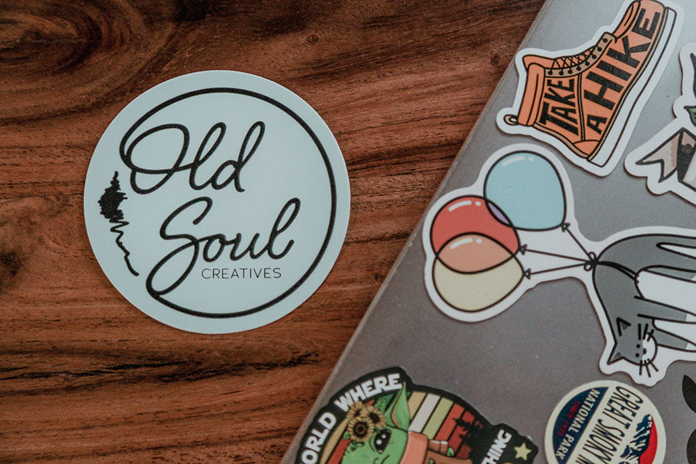 Old Soul Sticker - logo