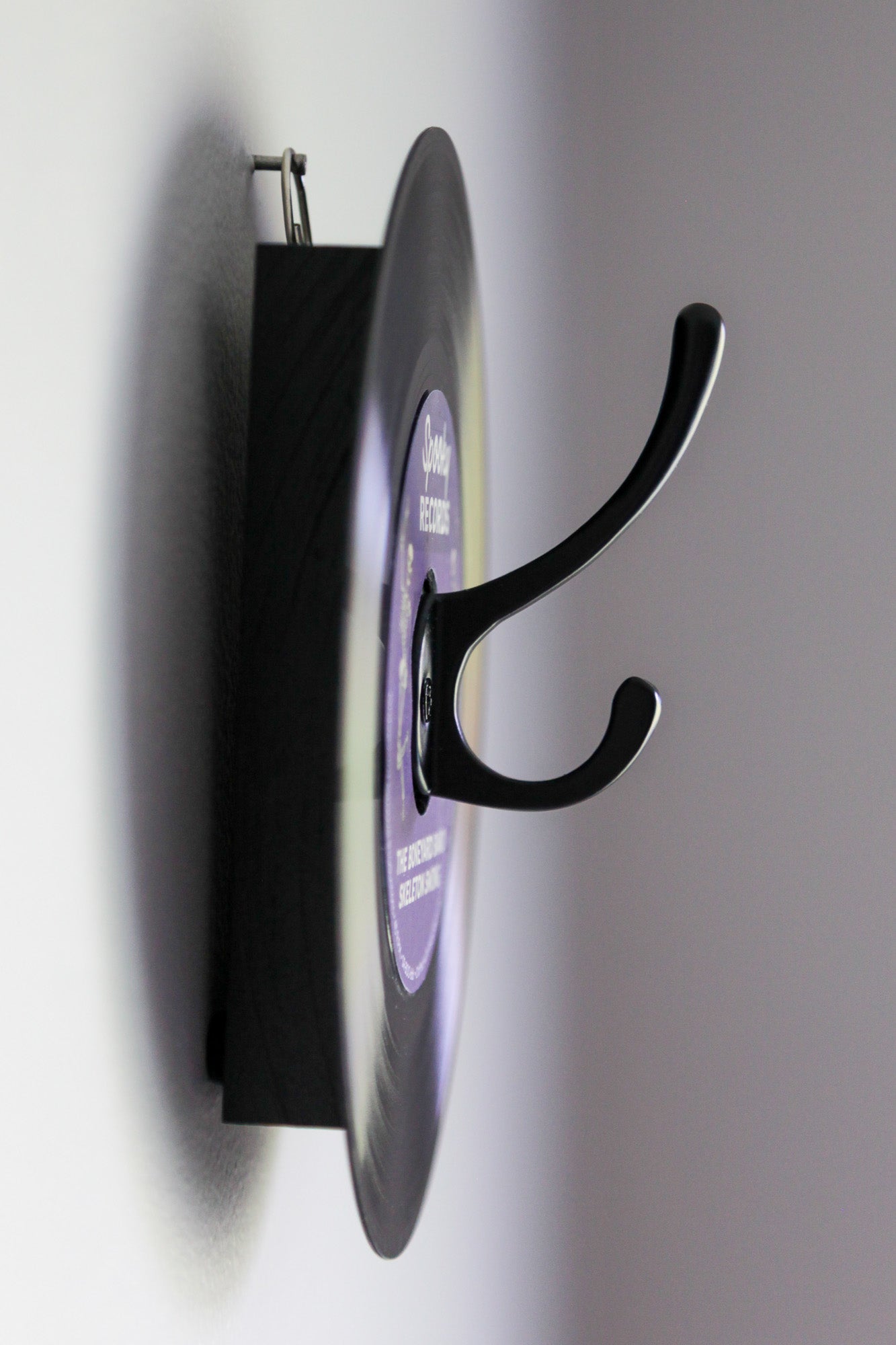 The Boneyard Band - halloween vinyl record hanger