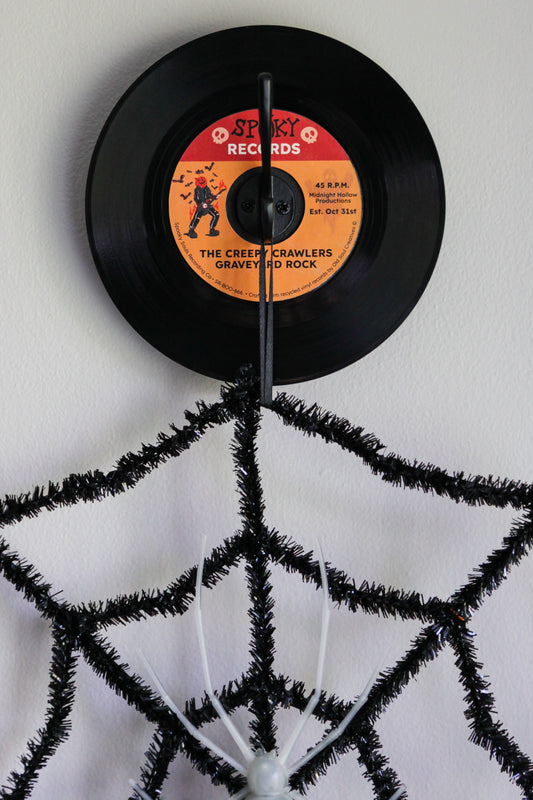 The Creepy Crawlers - halloween vinyl record hanger