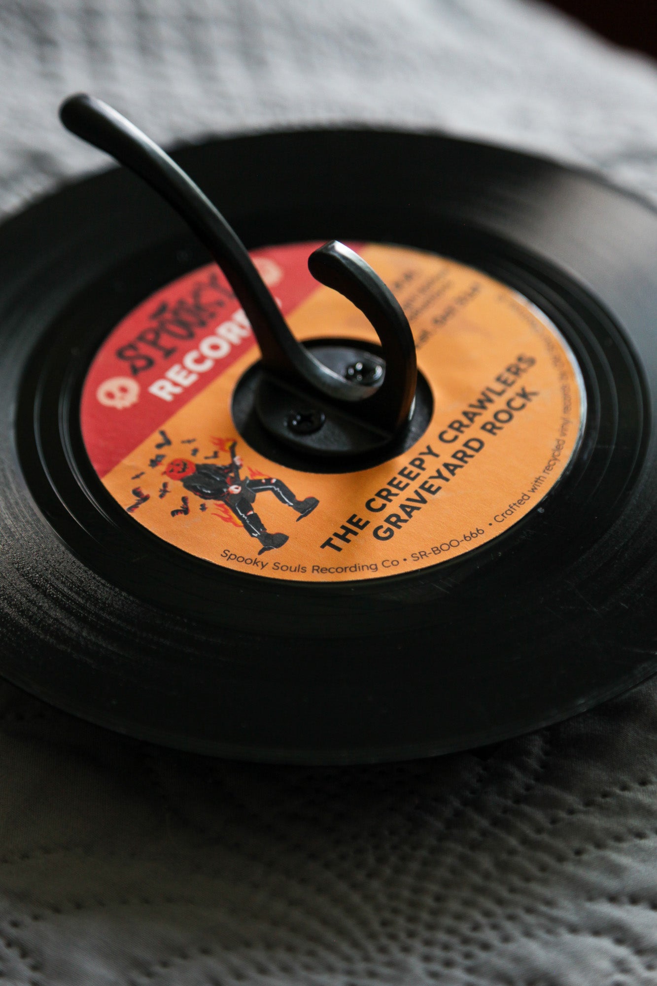 The Creepy Crawlers - halloween vinyl record hanger