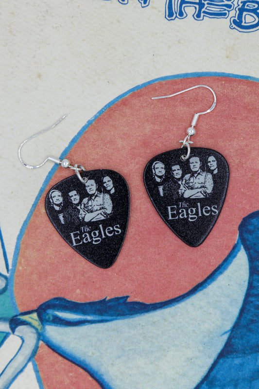 Eagles - guitar pick earrings