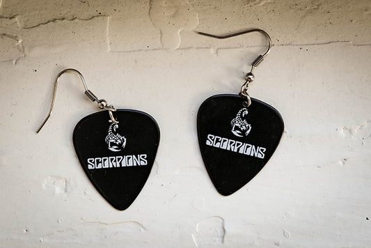 Scorpions - guitar pick earrings