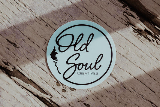 Old Soul Sticker - logo