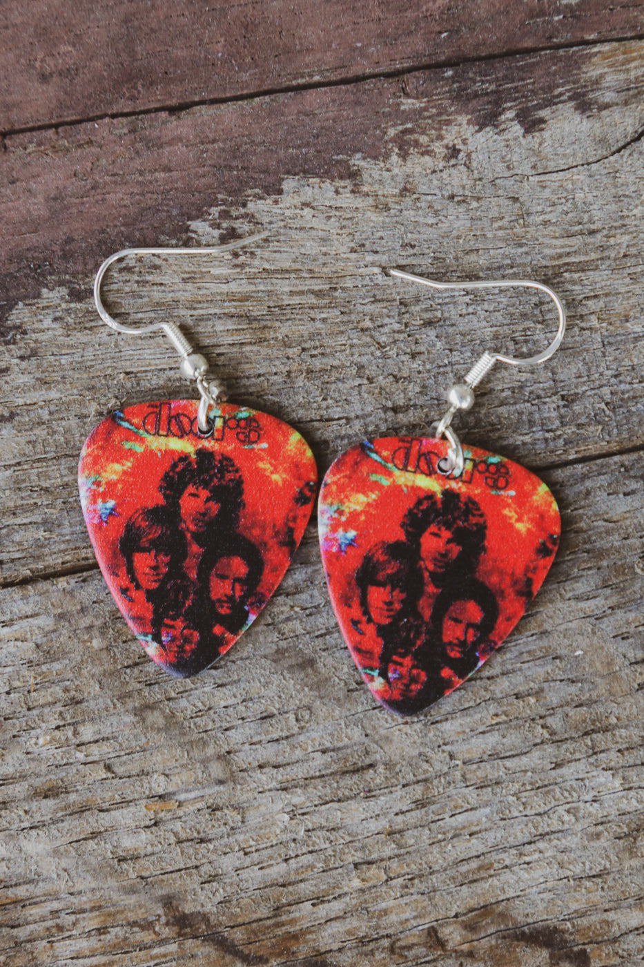 The Doors - guitar pick earrings